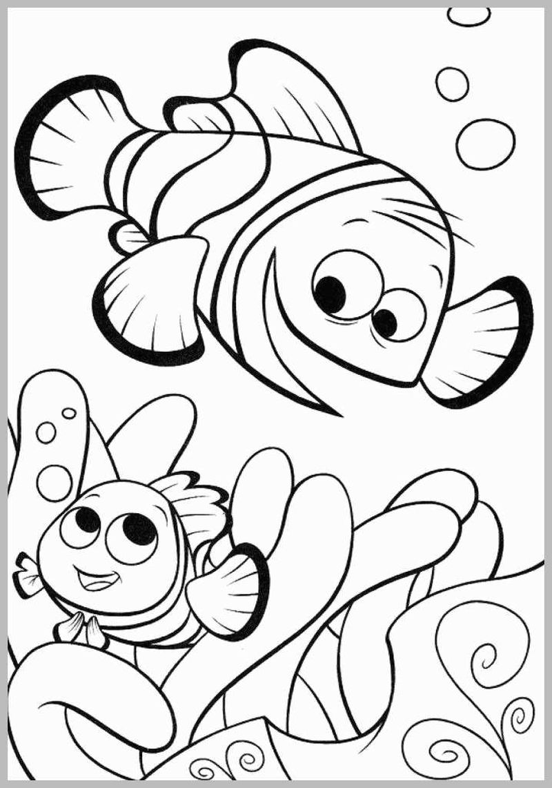 Finding Dory Coloring Pages For Kids