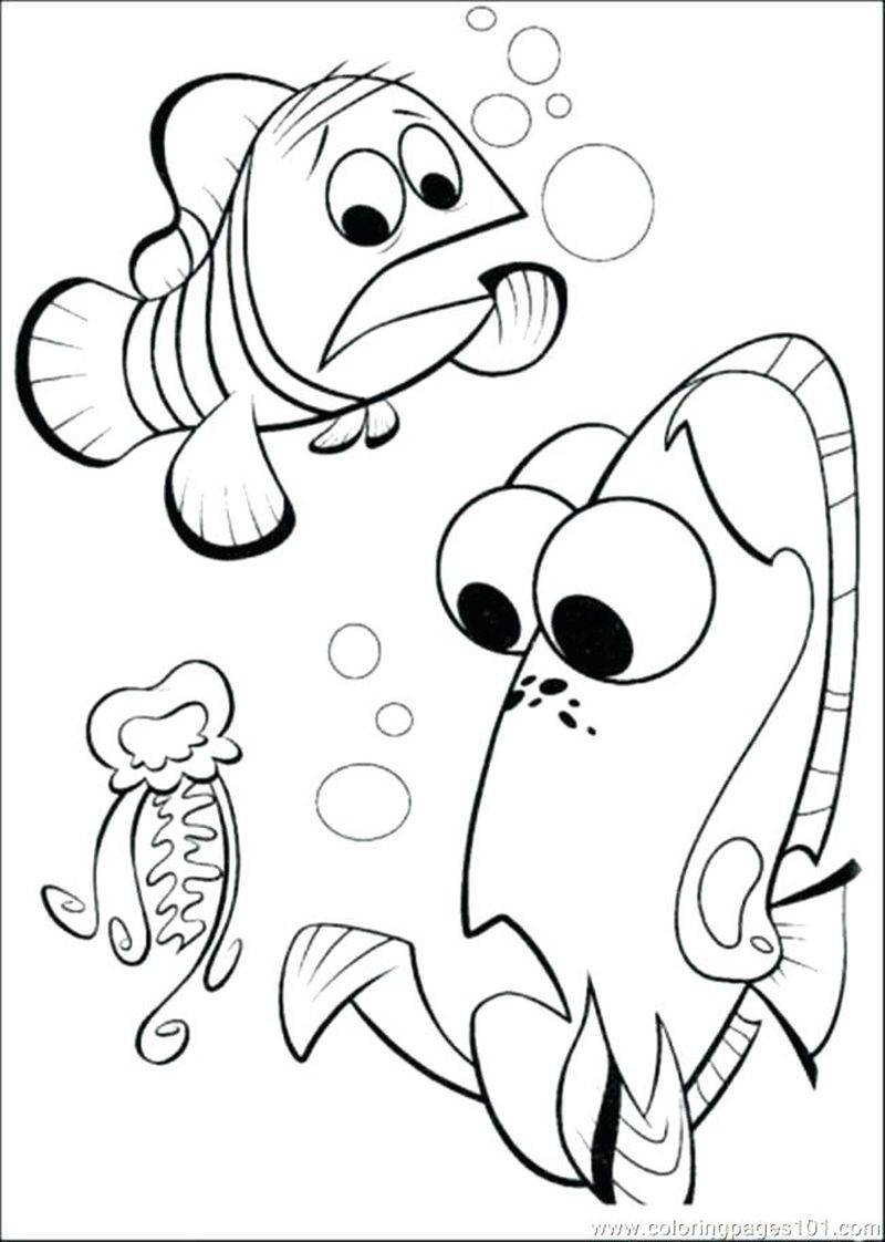 Finding Dory Coloring Pages Pdf