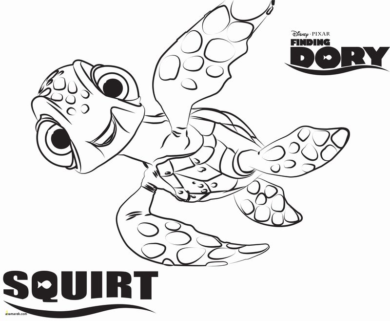 Finding Dory Coloring Pages Sea Otter