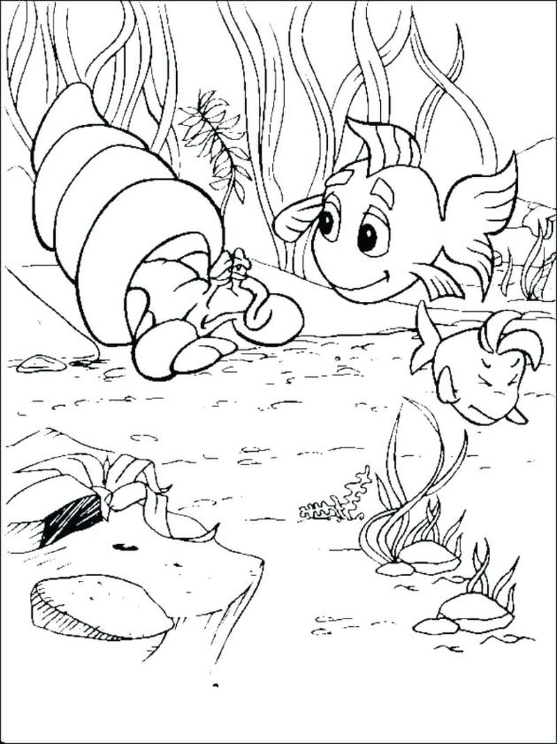 Finding Dory Coloring Pages Sheldon