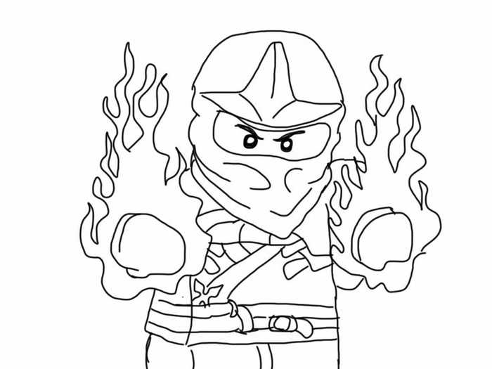 Fire Ninjago Coloring Pages