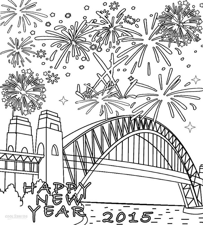 Fireworks Coloring Pages For Adults