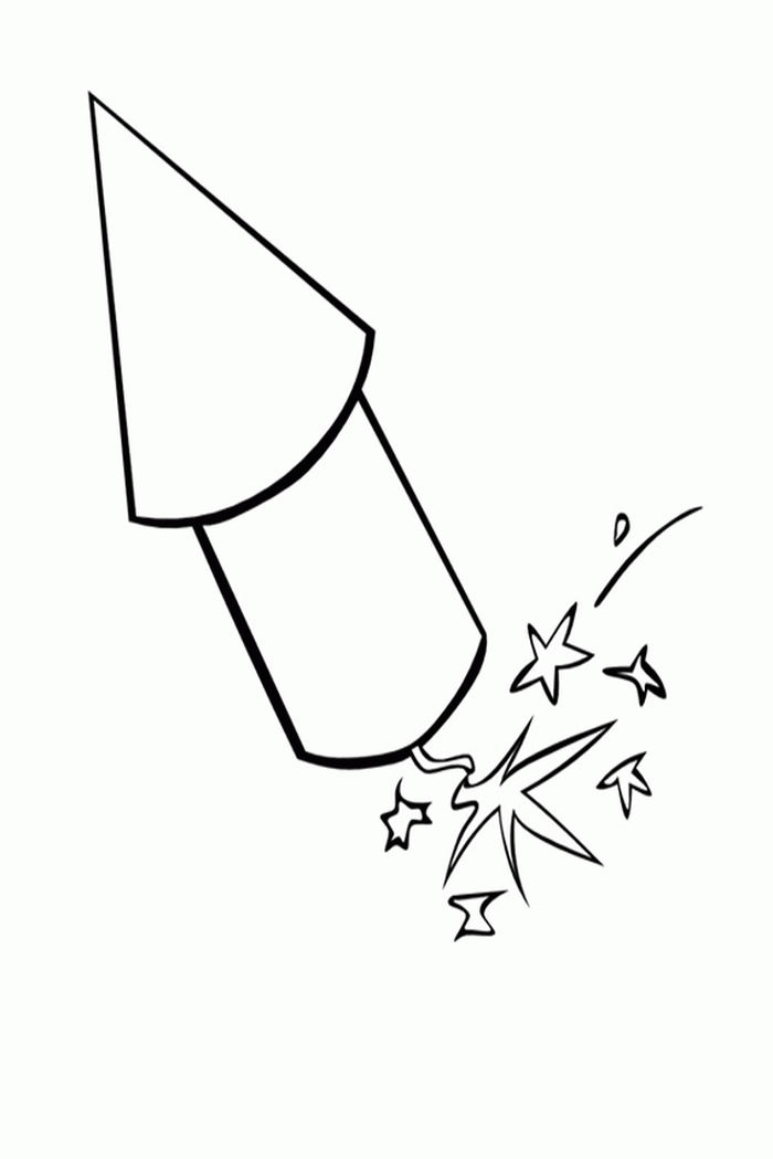 Fireworks Coloring Pages