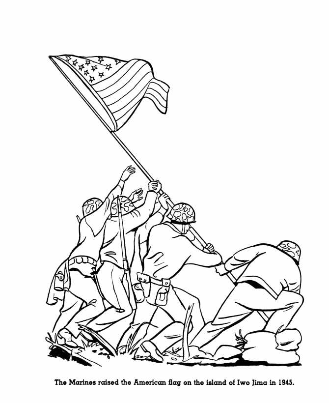 Flag Day Coloring Sheets To Print