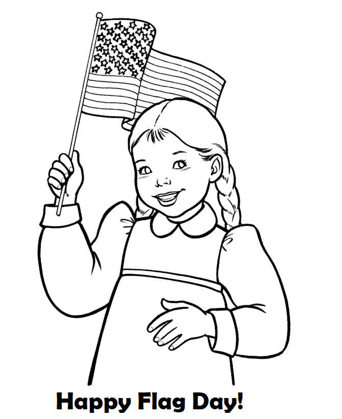 Flag Day Printable Coloring Pages