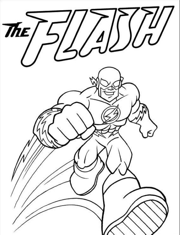 Flash Coloring Pages