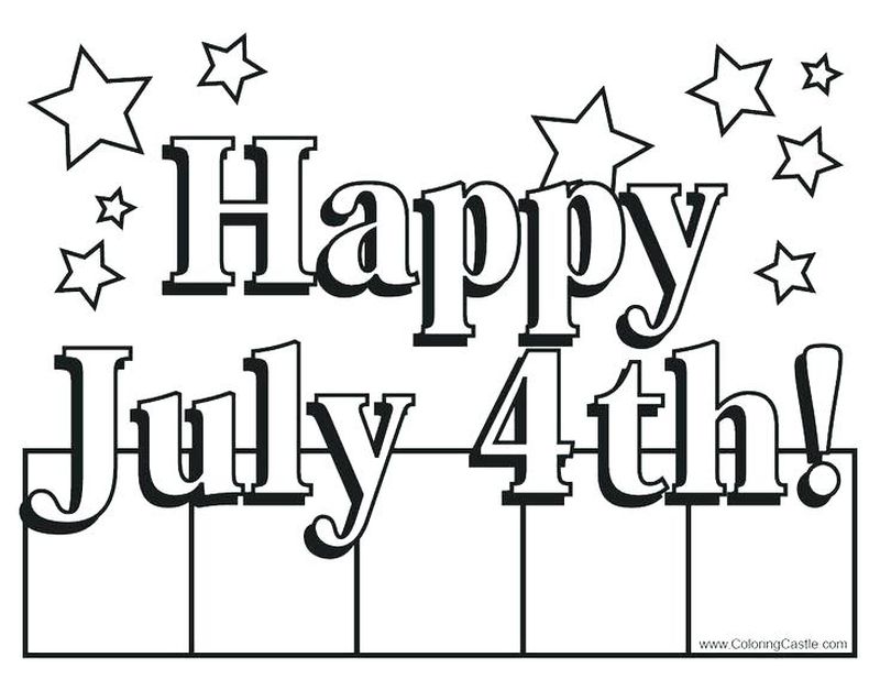 Free 4th Of July Coloring Pages For Kids