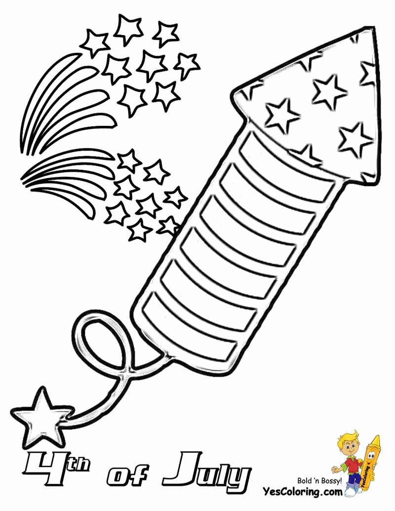 Free 4th Of July Coloring Pages