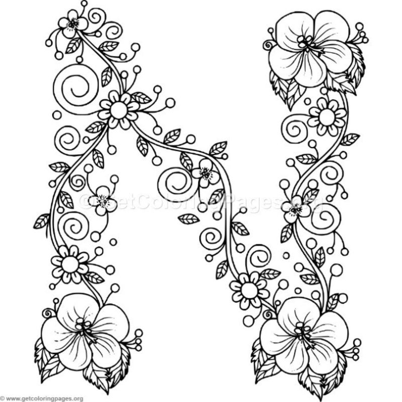 Free Alphabet Coloring Pages For Toddlers