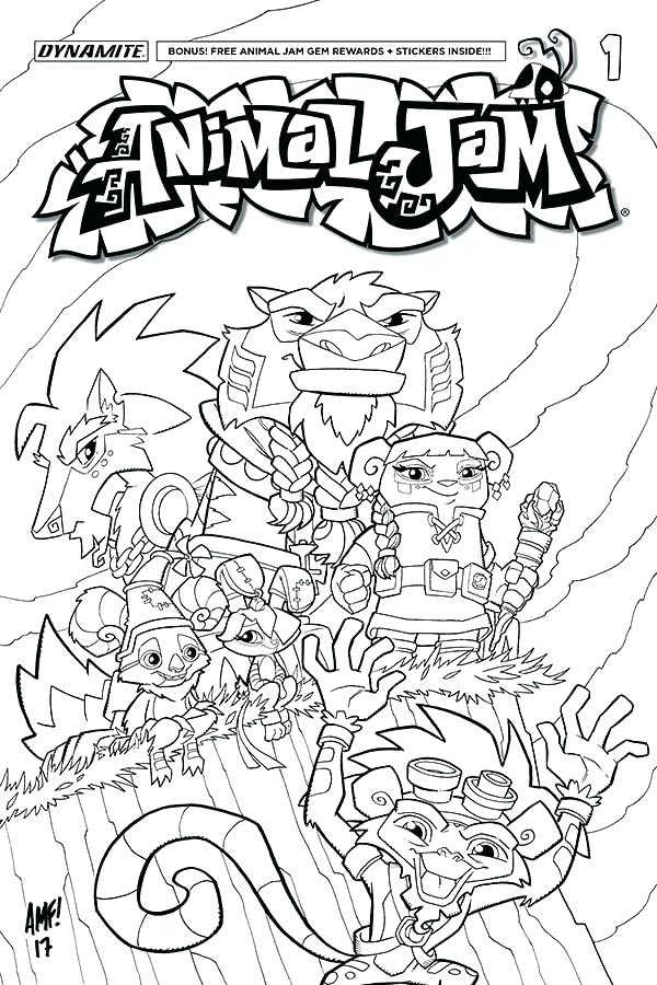 Free Animal Jam Coloring Pages