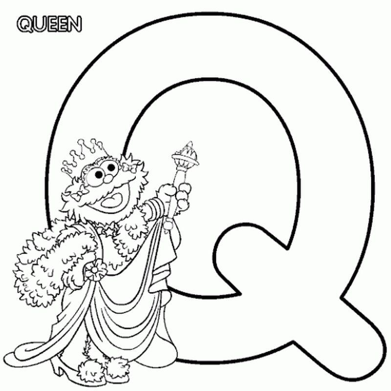 Free Coloring Alphabet Pages