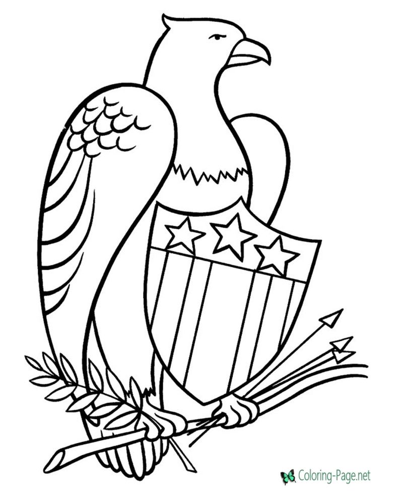 Free Coloring Pages 4th Of July