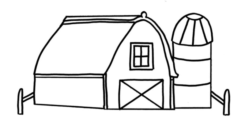 Free Coloring Pages Farm Animals