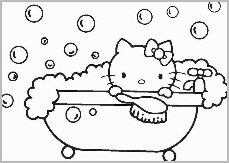 Free Coloring Pages Hello Kitty
