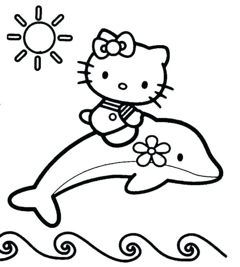 Free Coloring Pages Kitty Cats