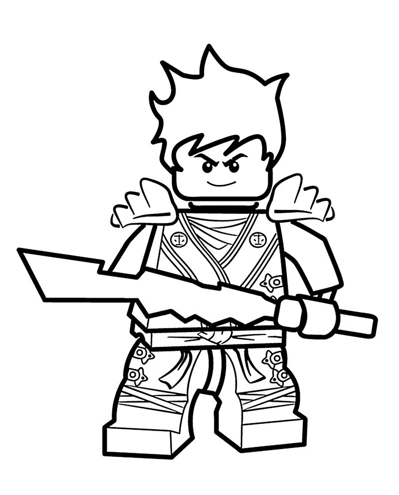 Free Coloring Pages Lego Ninjago