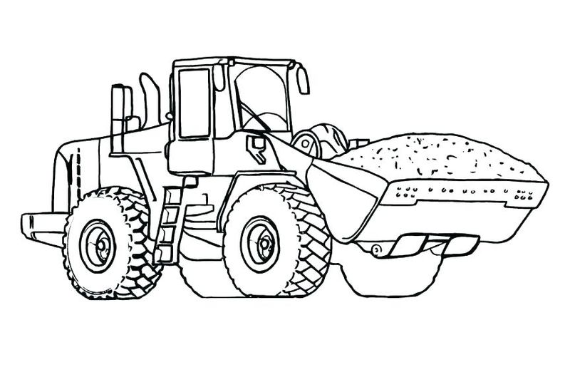 Free Coloring Pages Of A Tractor