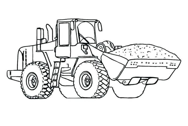 Printable Tractor Coloring Pages PDF For Kids - Coloringfolder.com