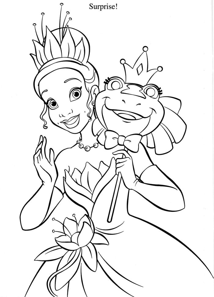Free Coloring Pages Of Princess Tiana