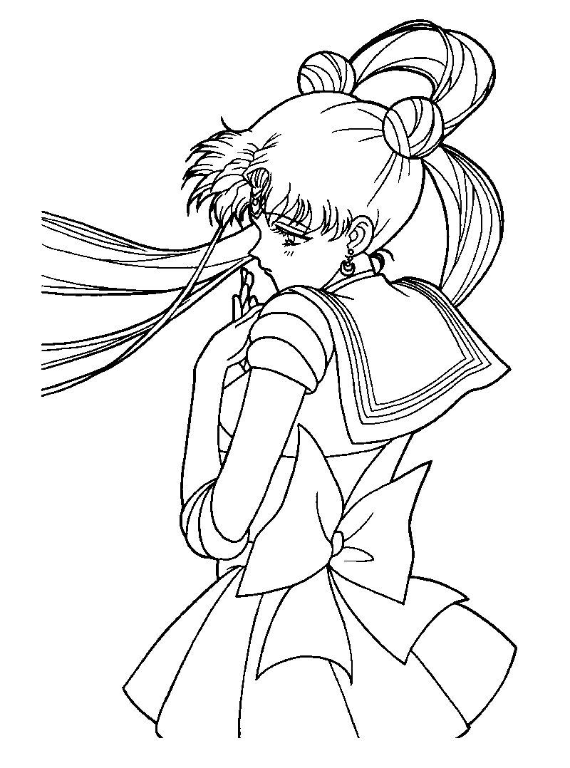 Free Coloring Pages Sailor Moon