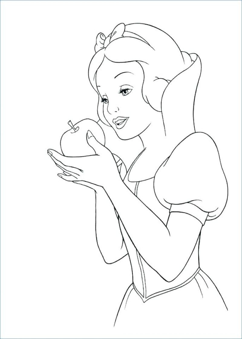 Free Coloring Pages Snow White