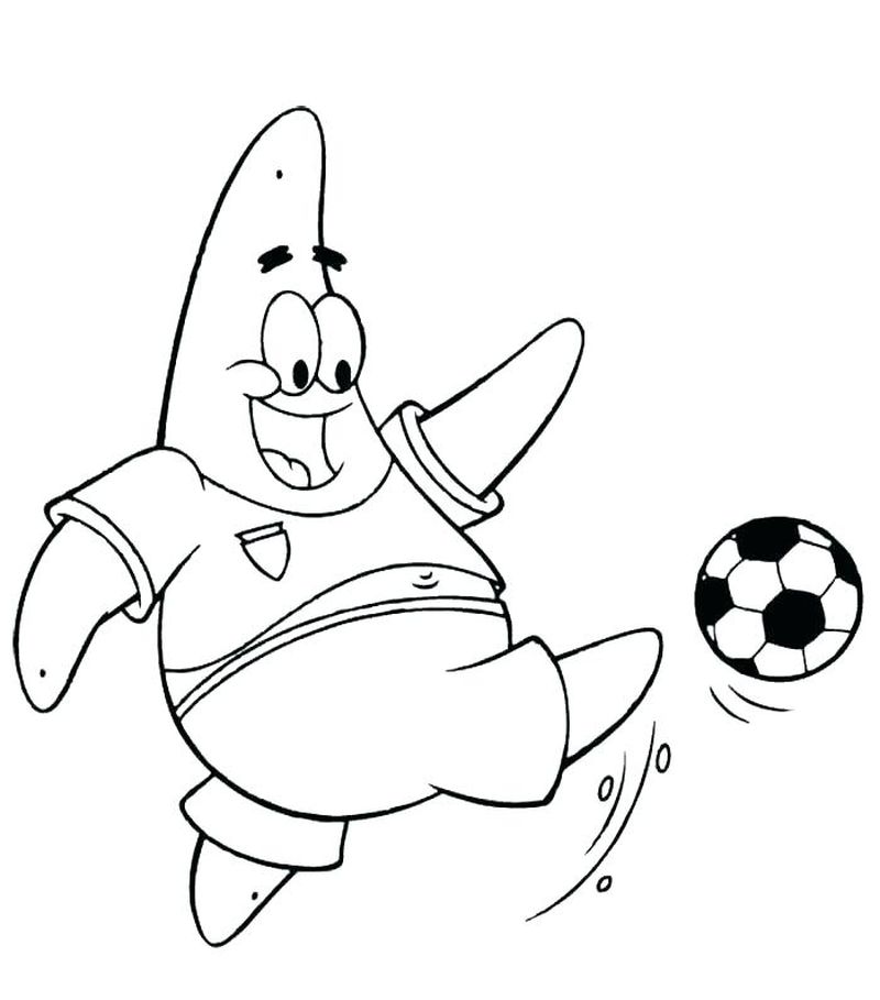 Free Coloring Pages Soccer Players