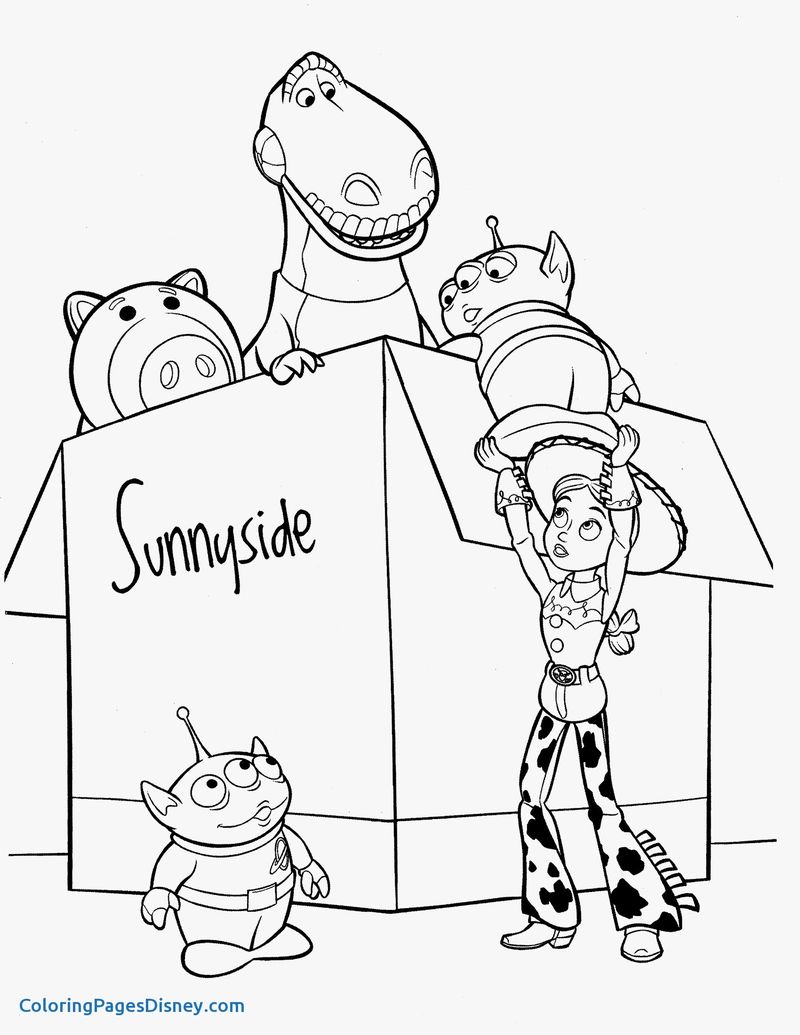 Free Coloring Pages Toy Story 1