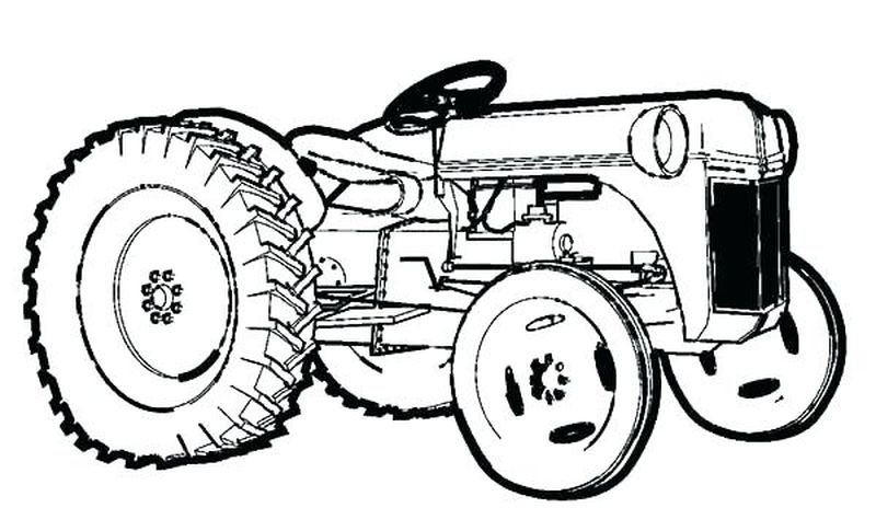 Free Coloring Pages Tractor