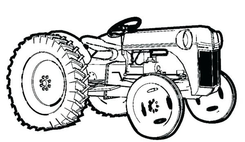 Printable Tractor Coloring Pages PDF For Kids - Coloringfolder.com