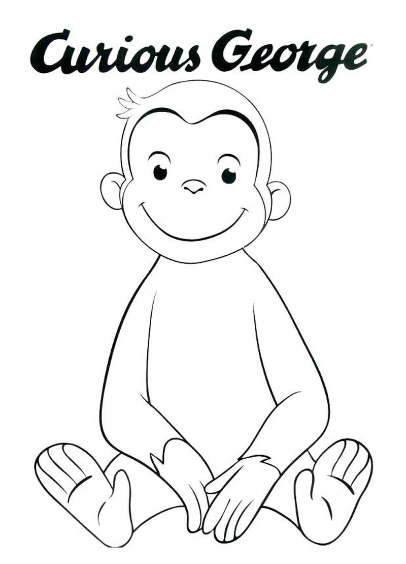 Free Curious George Coloring Pages