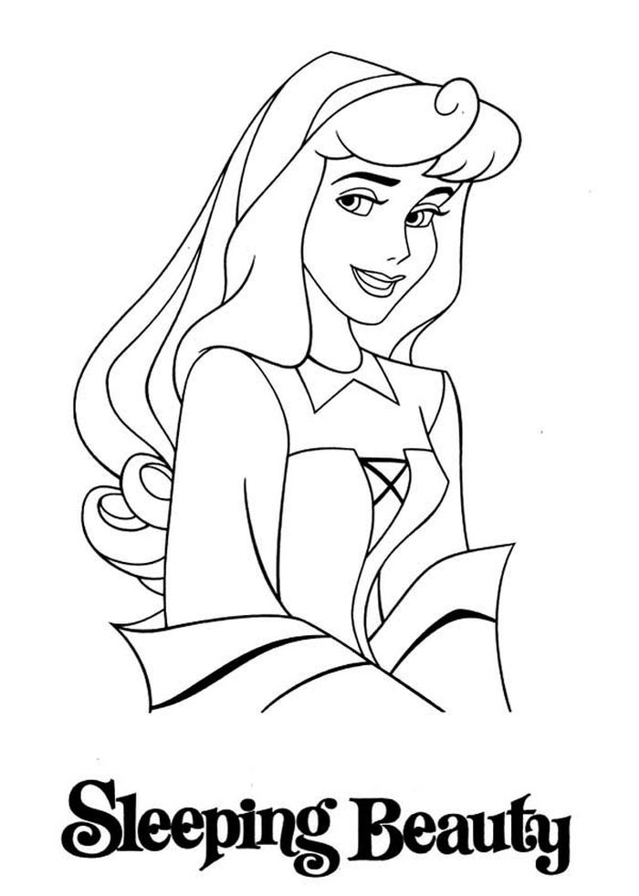 Free Disney Sleeping Beauty Coloring Pages For Toddlers