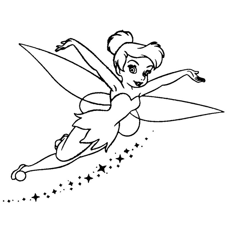 Free Disney Tinkerbell Coloring Pages