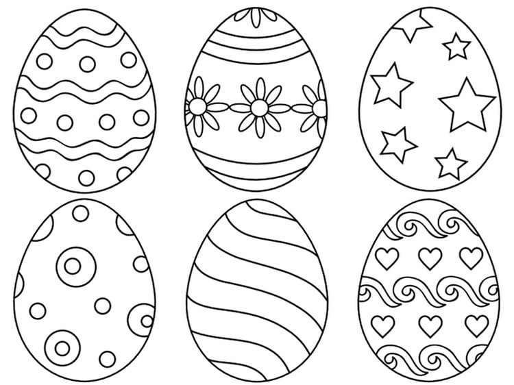 Free Easter Egg Coloring Pages