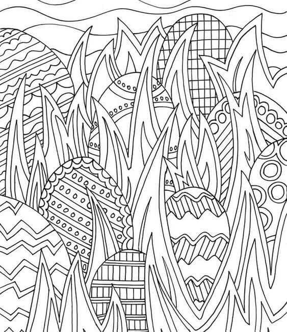 Free Easter Eggs Colouring Pages To Print