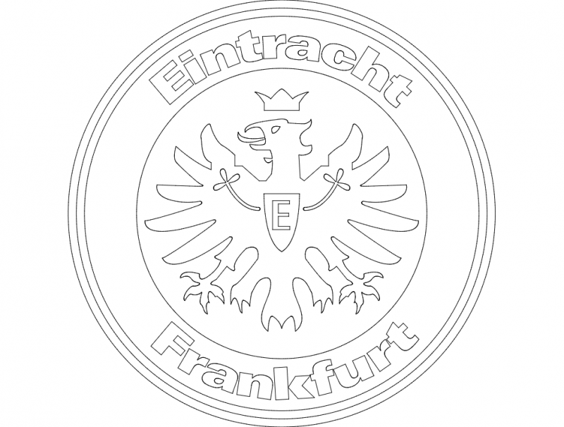 free eintracht frankfurt coloring pages