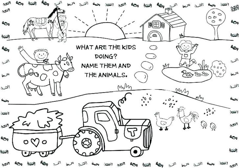 Free Farm Coloring Pages For Kids