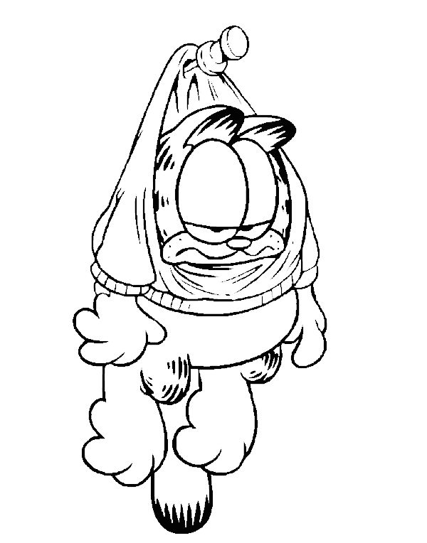 Free Garfield Coloring Pages