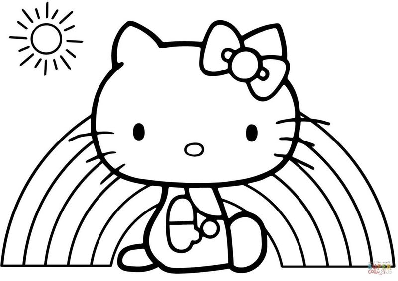 Free Hello Kitty Coloring Pages