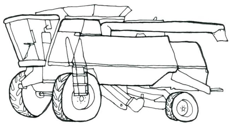 Free John Deere Tractor Coloring Pages