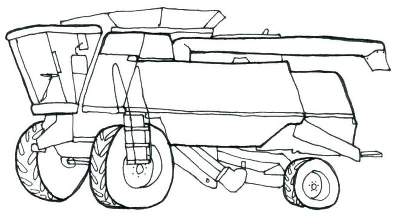 Printable Tractor Coloring Pages PDF For Kids - Coloringfolder.com