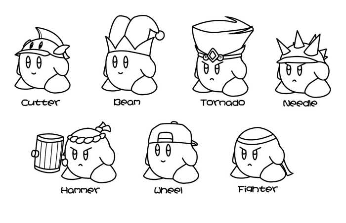 Free Kirby Coloring Pages To Print