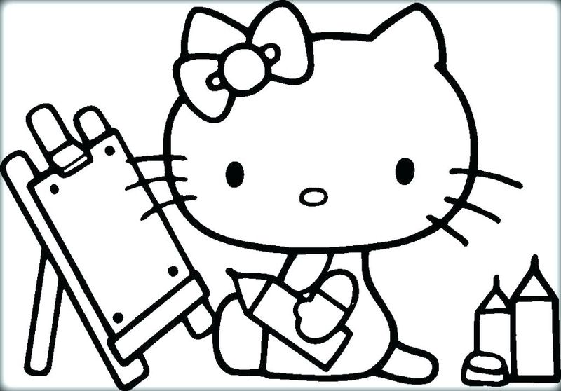Free Kitty Cat Coloring Pages