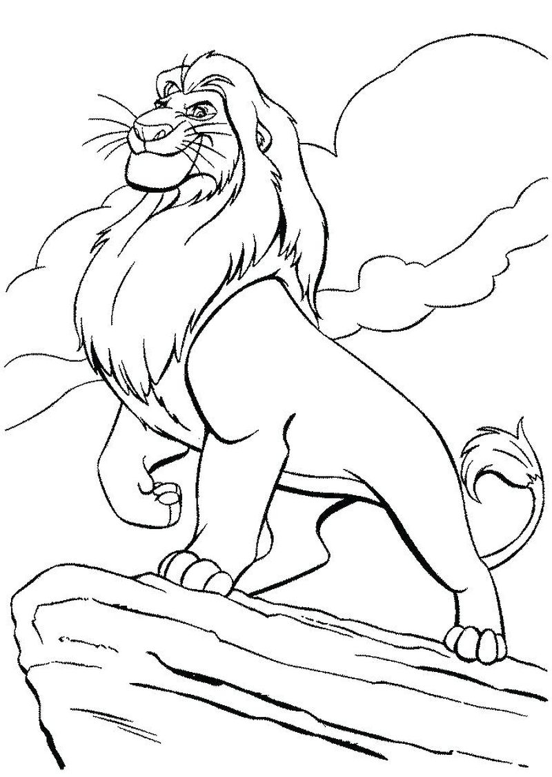 Free Lion King Coloring Pages