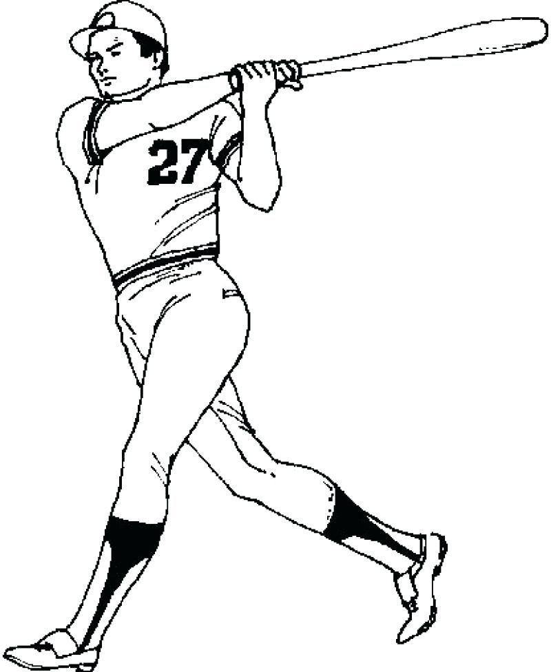 Free Mlb Baseball Coloring Pages