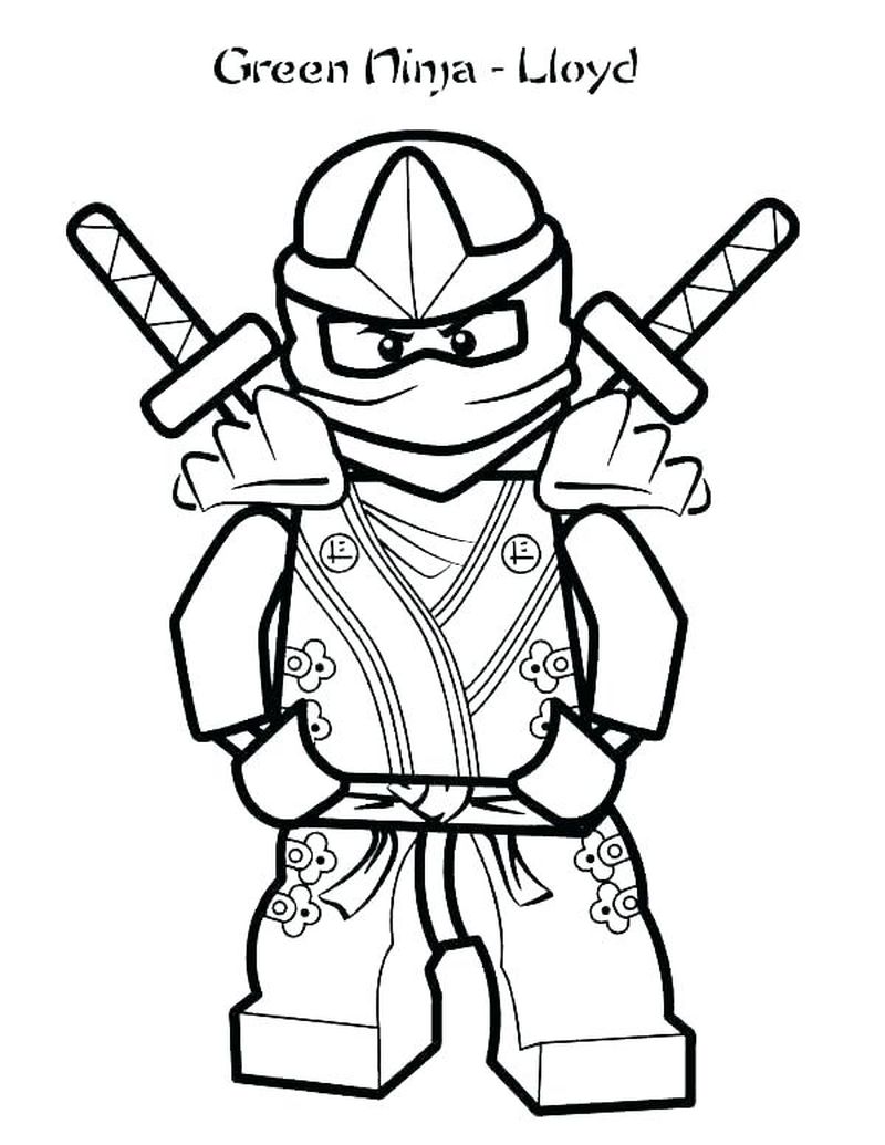 Free Ninja Coloring Pages