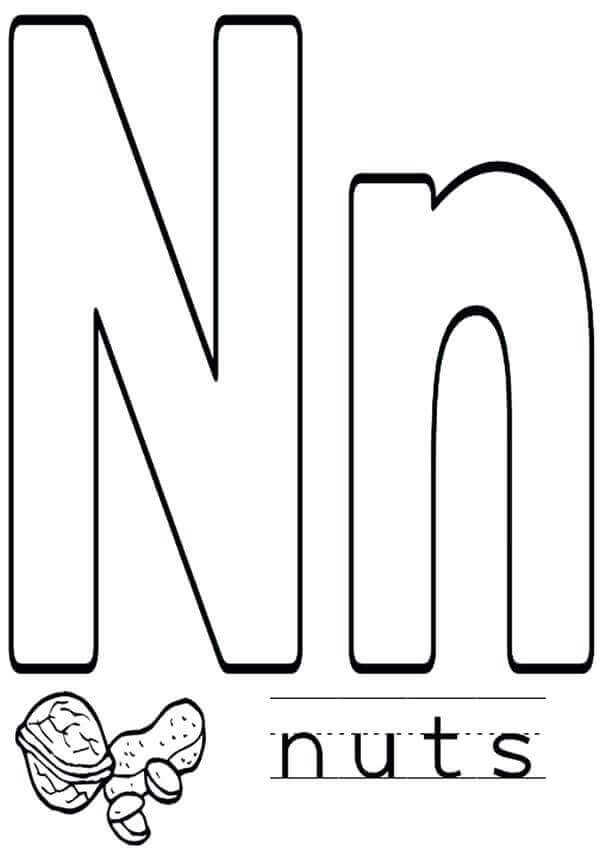 Free October Coloring Pages To Print National Nut Day