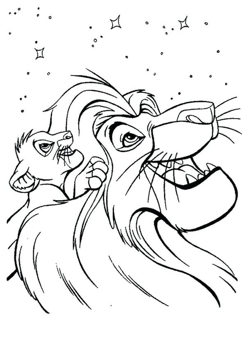 Free Online Lion King Coloring Pages