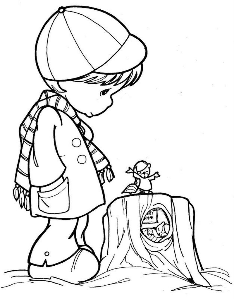 online precious moments coloring pages