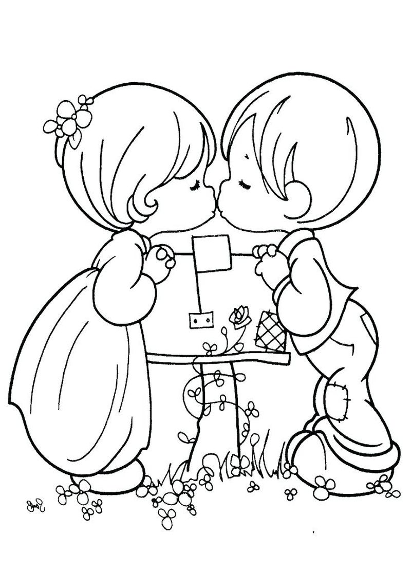 Free Precious Moments Coloring Pages