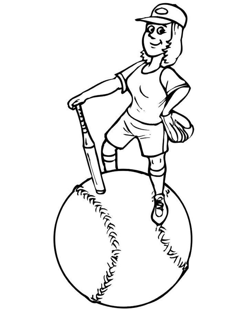 Free Printable Baseball Coloring Pages For Kids